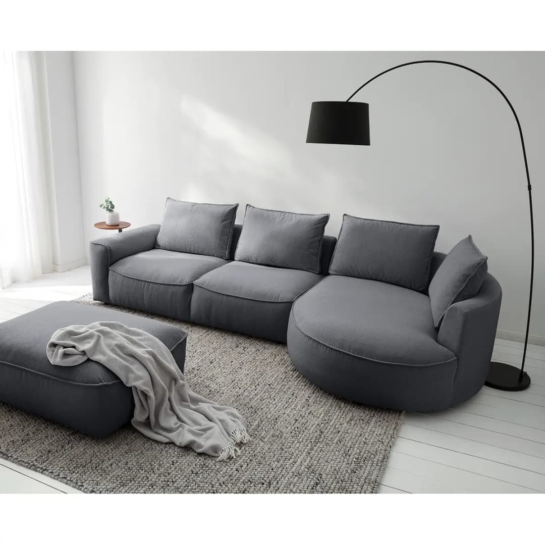 Ecksofa Saia | Grau