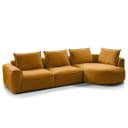 Ecksofa mit Ottomane Saia | Gelb