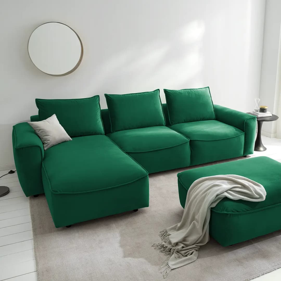 Ecksofa Shyla | Grün