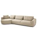 Studio Copenhagen Ecksofa 3-Sitzer mit Ottomane Amila | Beige