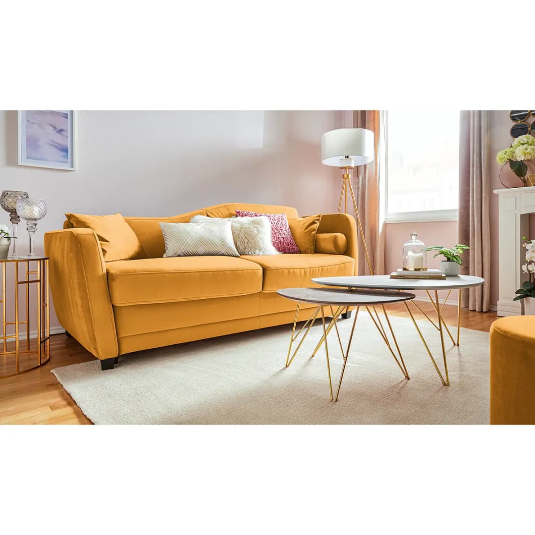 Schlafsofa Teresina | Gelb