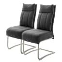 Freischwinger Crowan 2er-Set | Grau