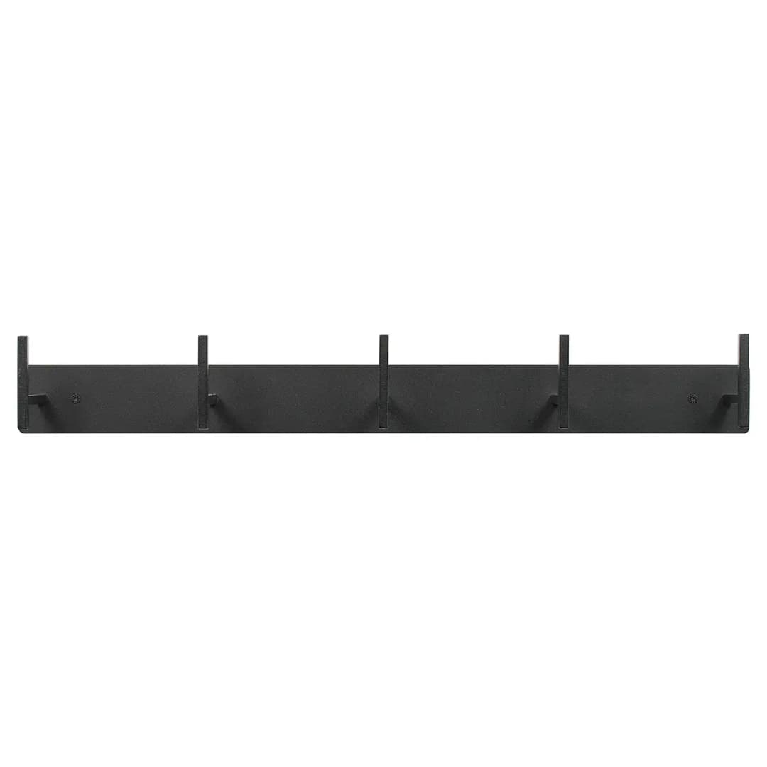 Garderobenleiste Colburn 64cm Schwarz/Schwarz | Schwarz