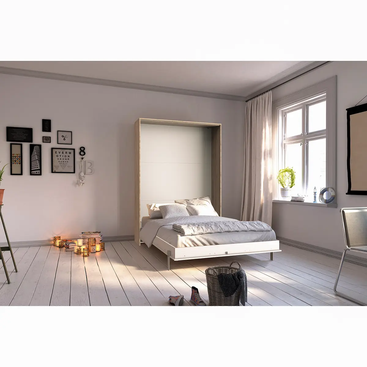 Klappbett | Weiß