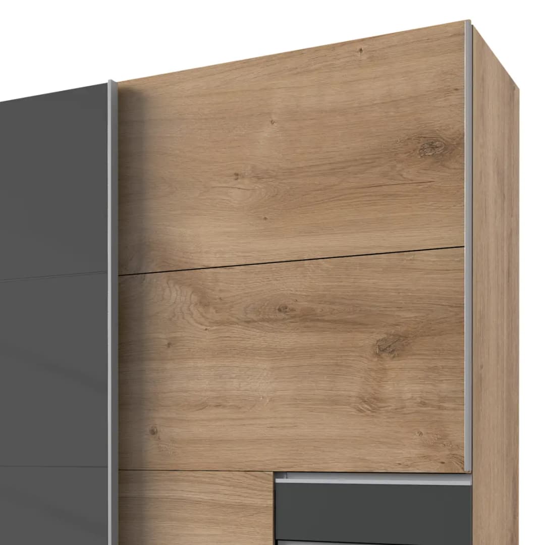 Schwebetürenschrank 270cm Braun | Braun