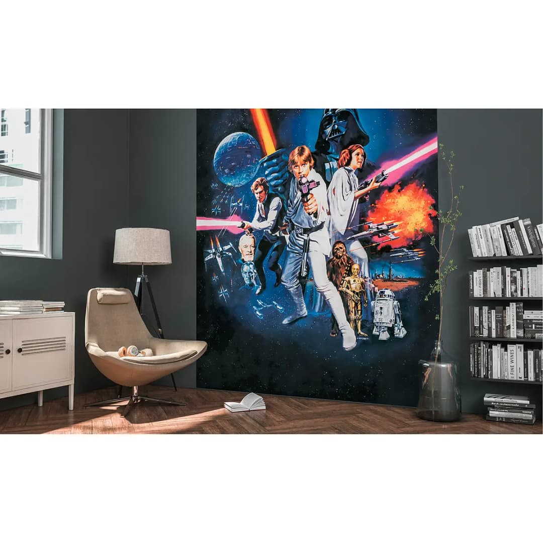 Fototapete Star Wars Poster Classic 1 | Mehrfarbig