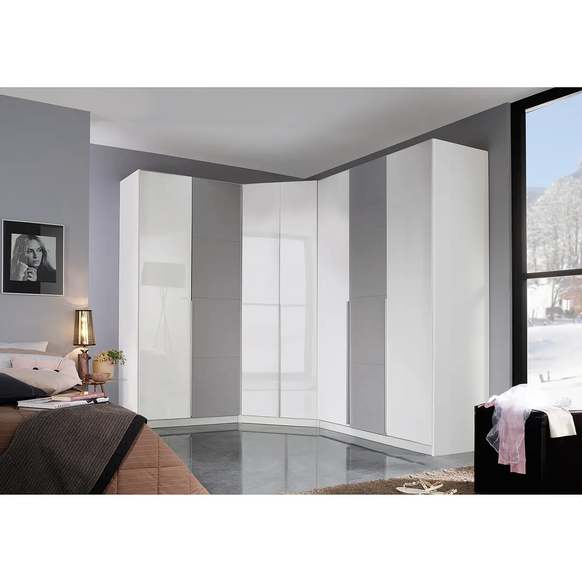 Eckschrank Belezza II | Mehrfarbig