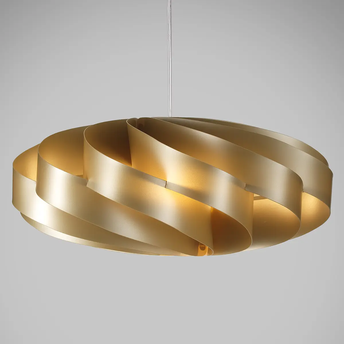 Pendelleuchte Flat III | Gold