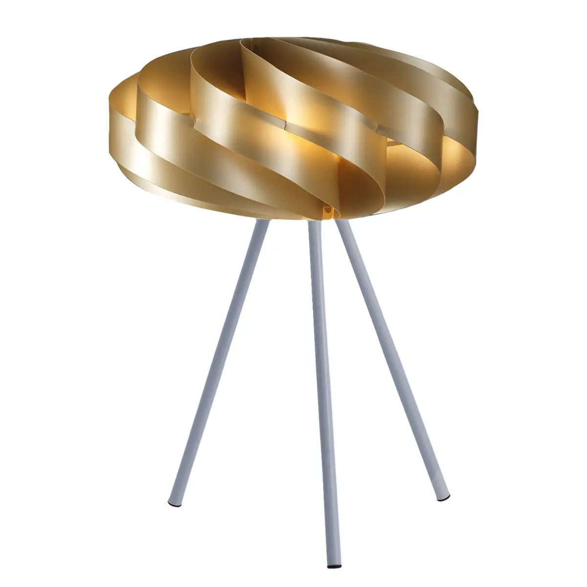Tischleuchte Flat | Gold