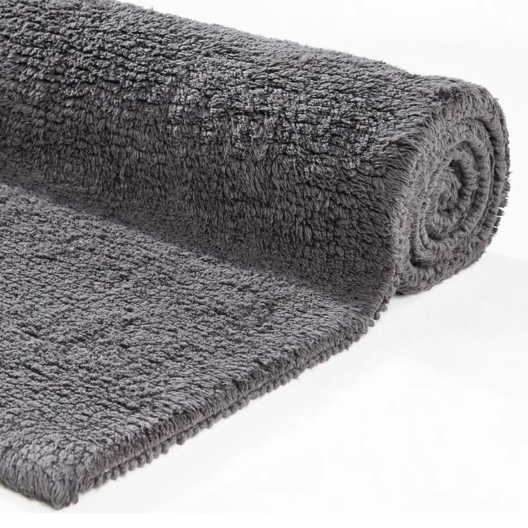 Badematte Cotton Double | Grau