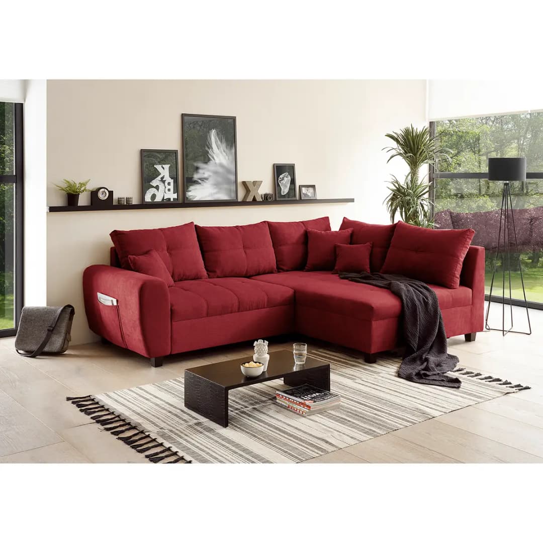 Ecksofa Holton | Rot