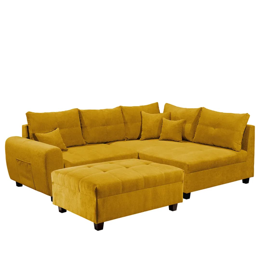 Ecksofa Holton | Gelb
