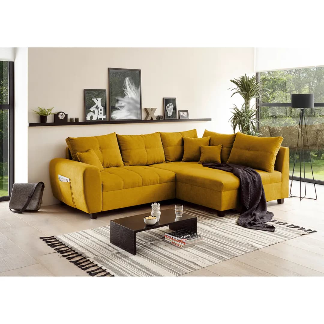 Ecksofa Holton | Gelb
