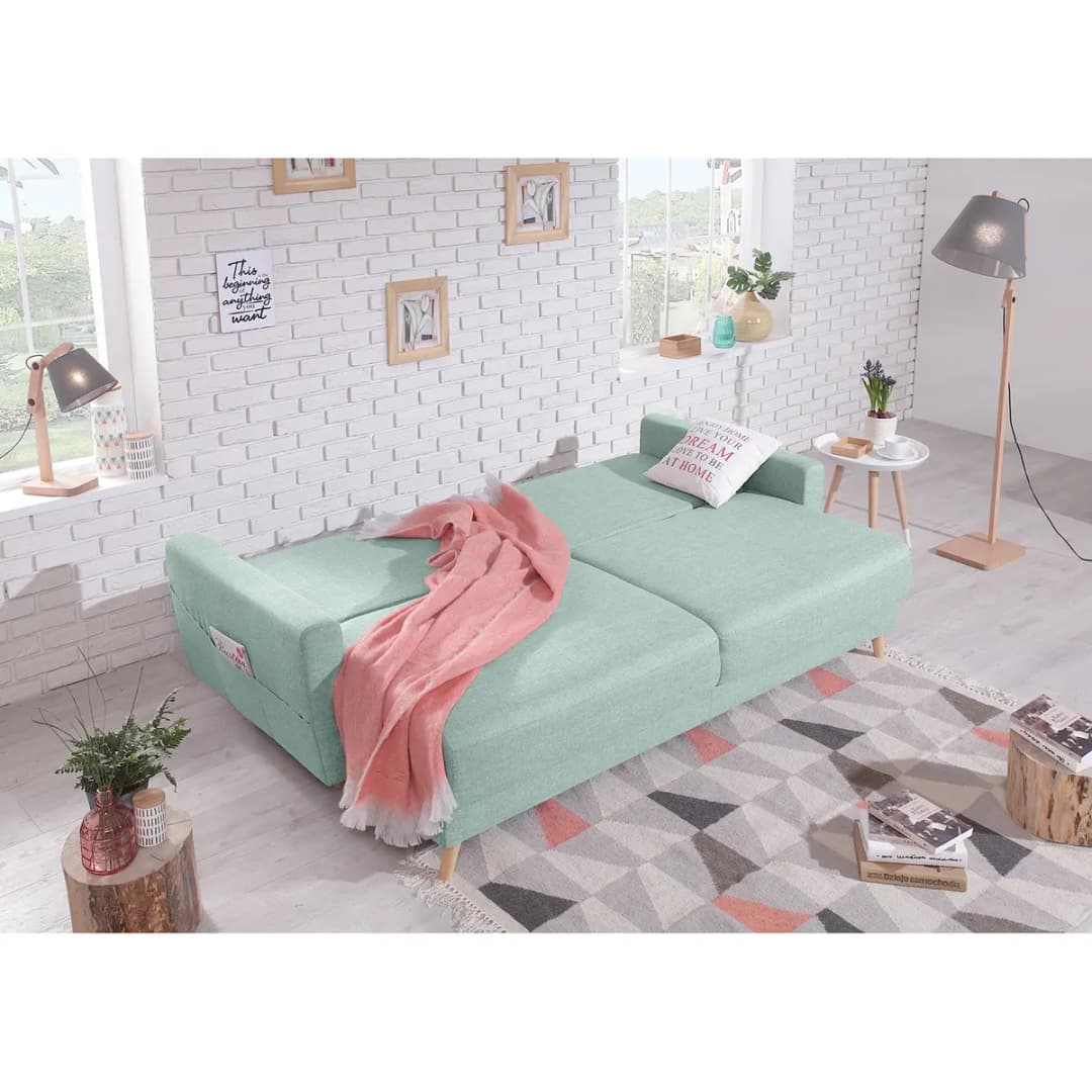 3-Sitzer Sofa Luba | Grün