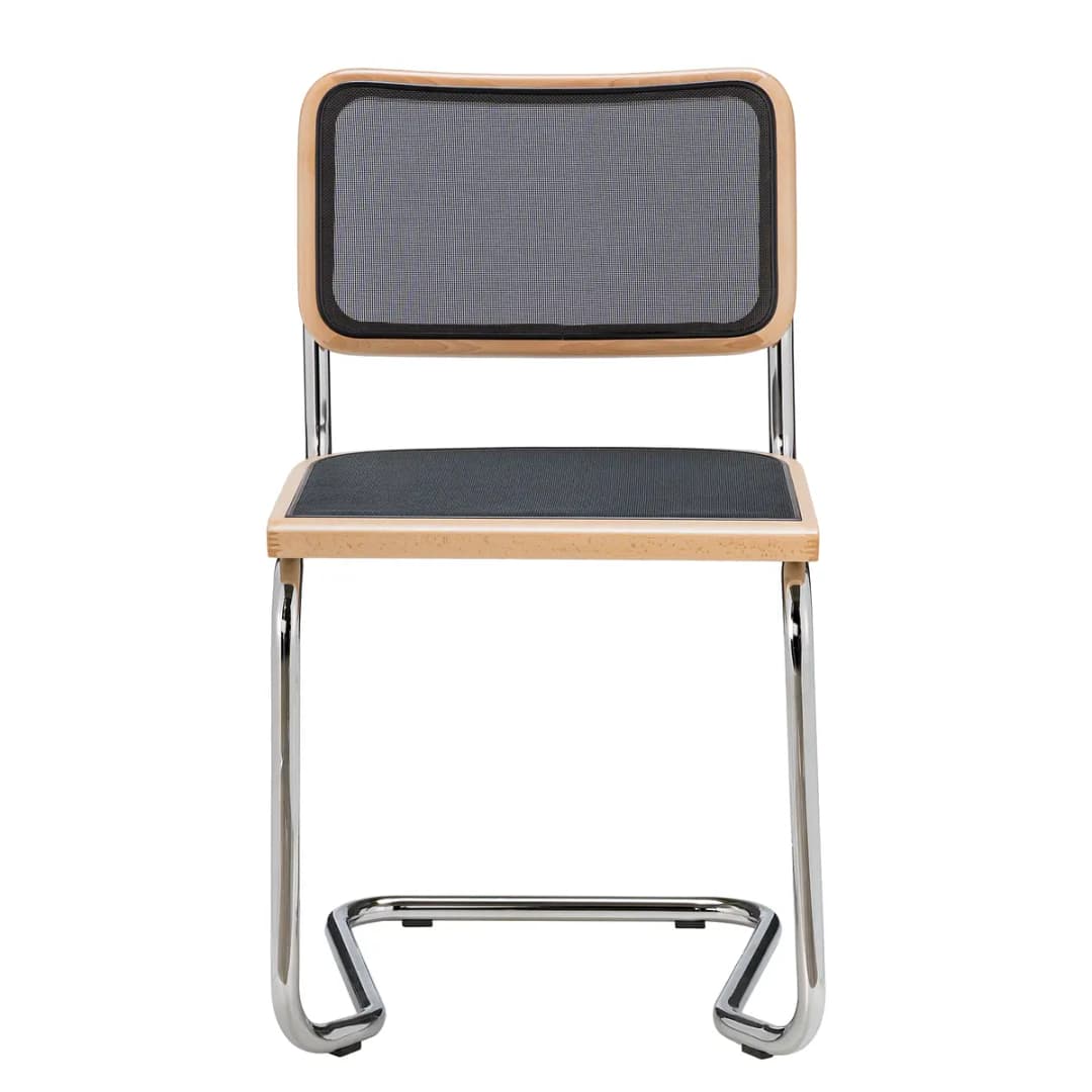 Freischwinger 2er-Set Mesh | Schwarz
