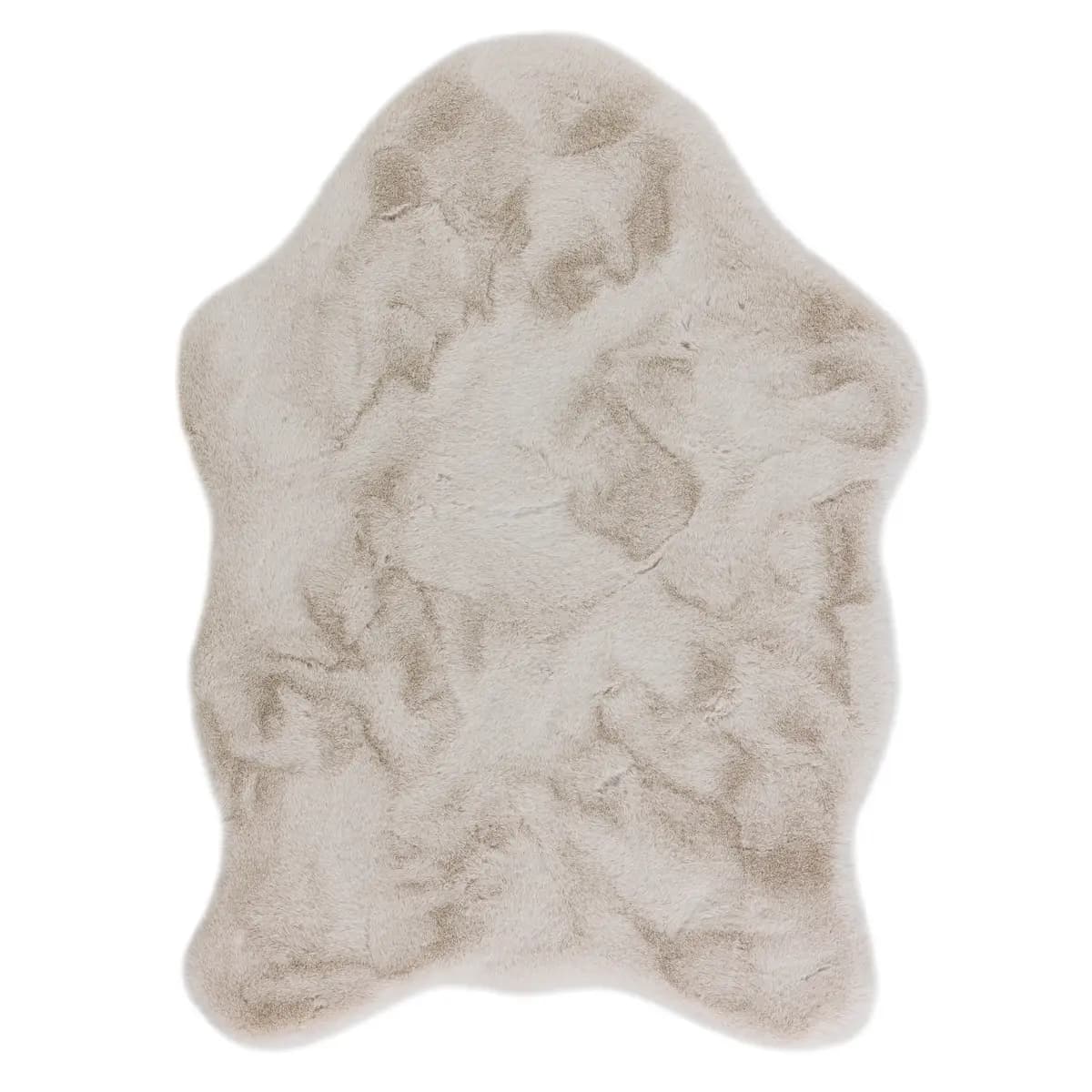 Fellteppich Tender Shape | Beige