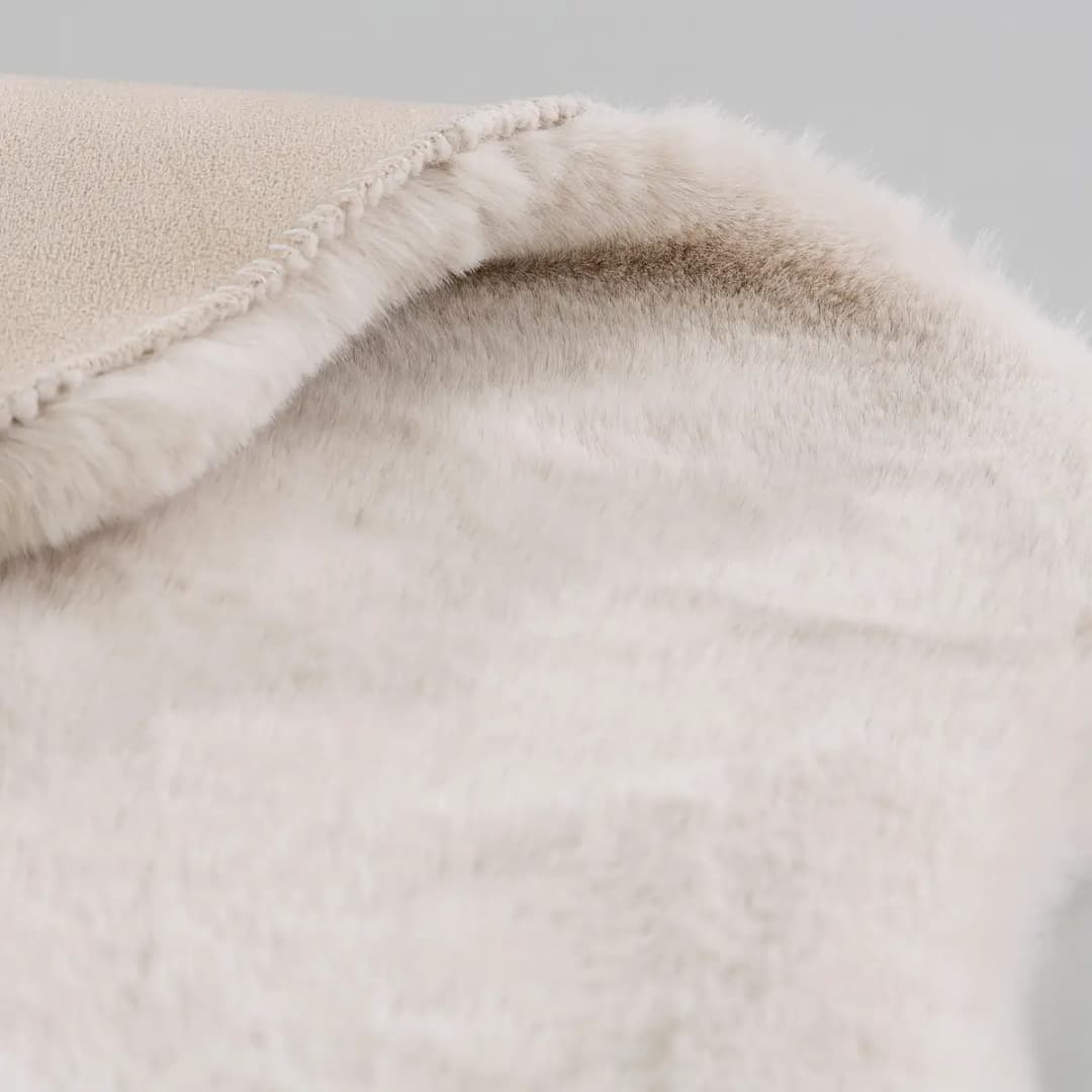 Fellteppich Tender Shape | Beige