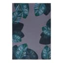 Kurzflorteppich Tropical Schwarz/Grün 130 x 190cm | Mehrfarbig