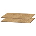 Einlegeböden 2er-Set 67cm Braun | Braun