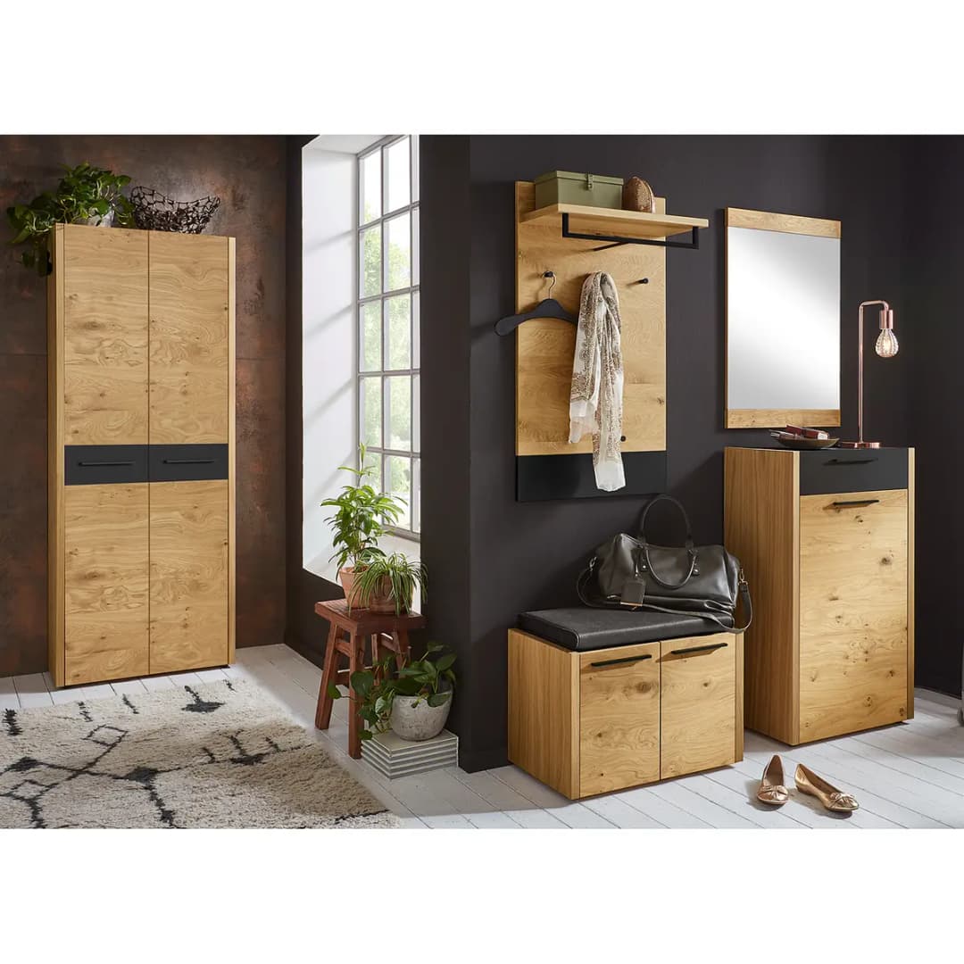 Garderobenschrank Levio | Braun