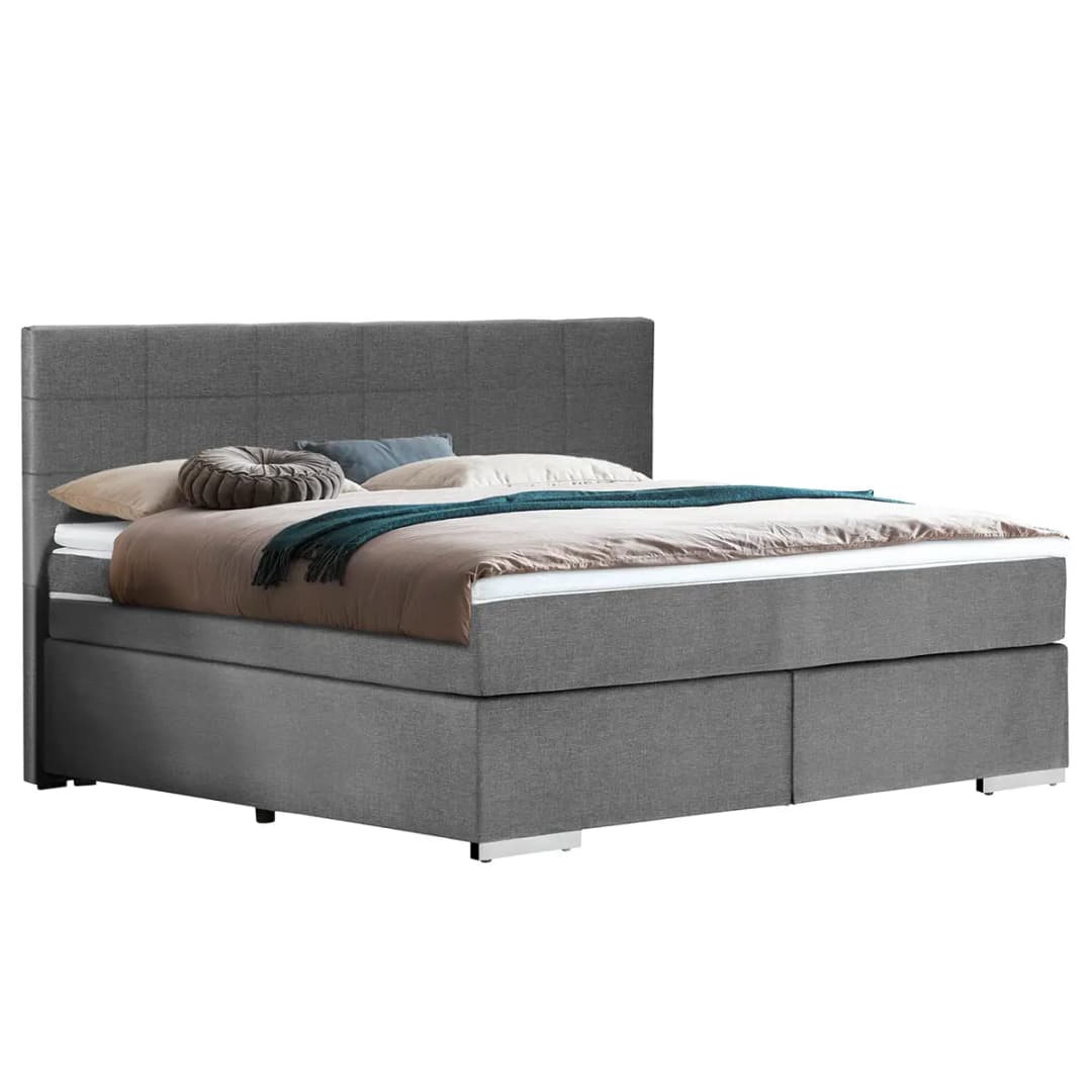 Boxspringbett Wellton | Grau