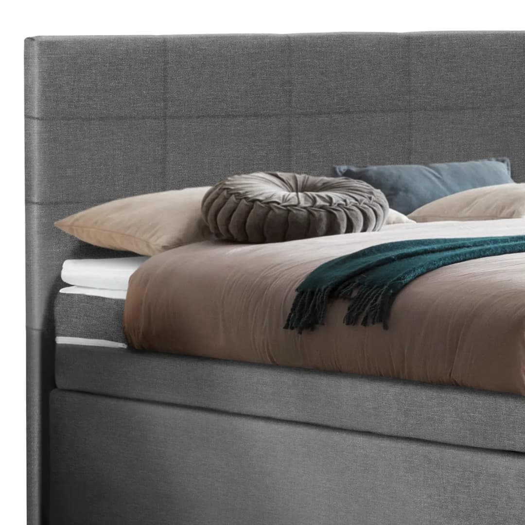 Boxspringbett Wellton | Grau