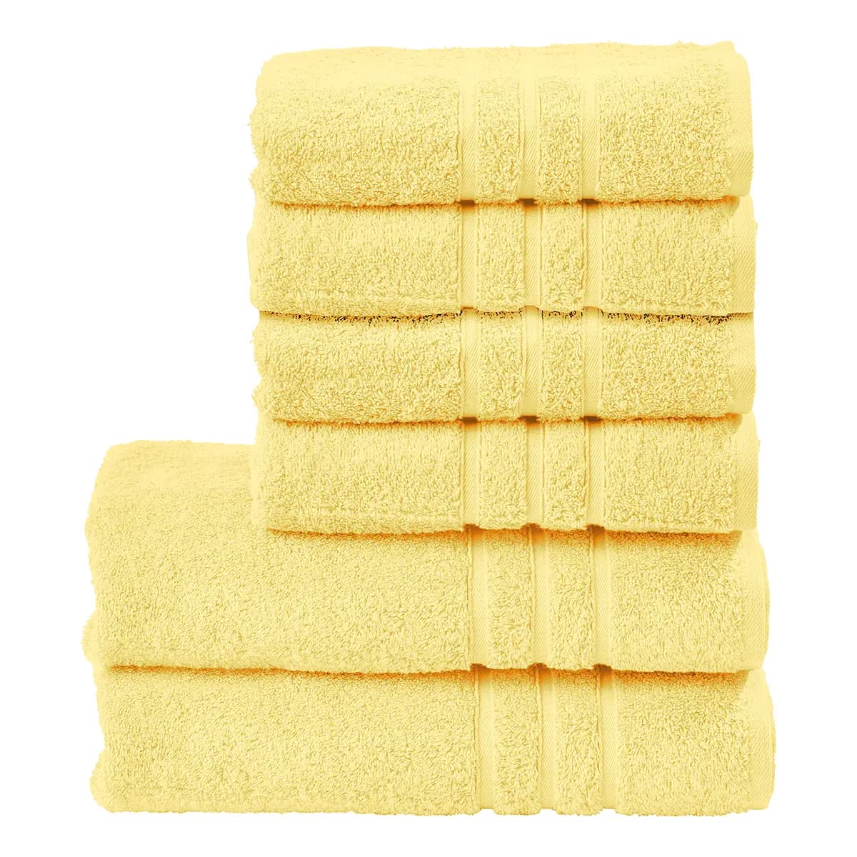 Handtuchset Daily Uni | Gelb