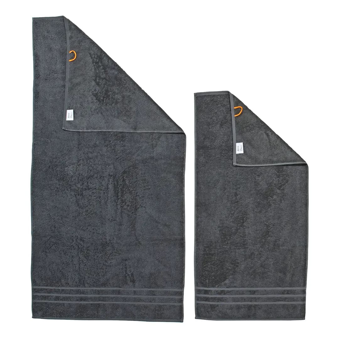 Handtuchset Daily Uni 6-teilig | Grau
