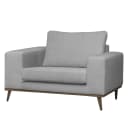 Sessel Grau Strukturstoff Talta | Grau