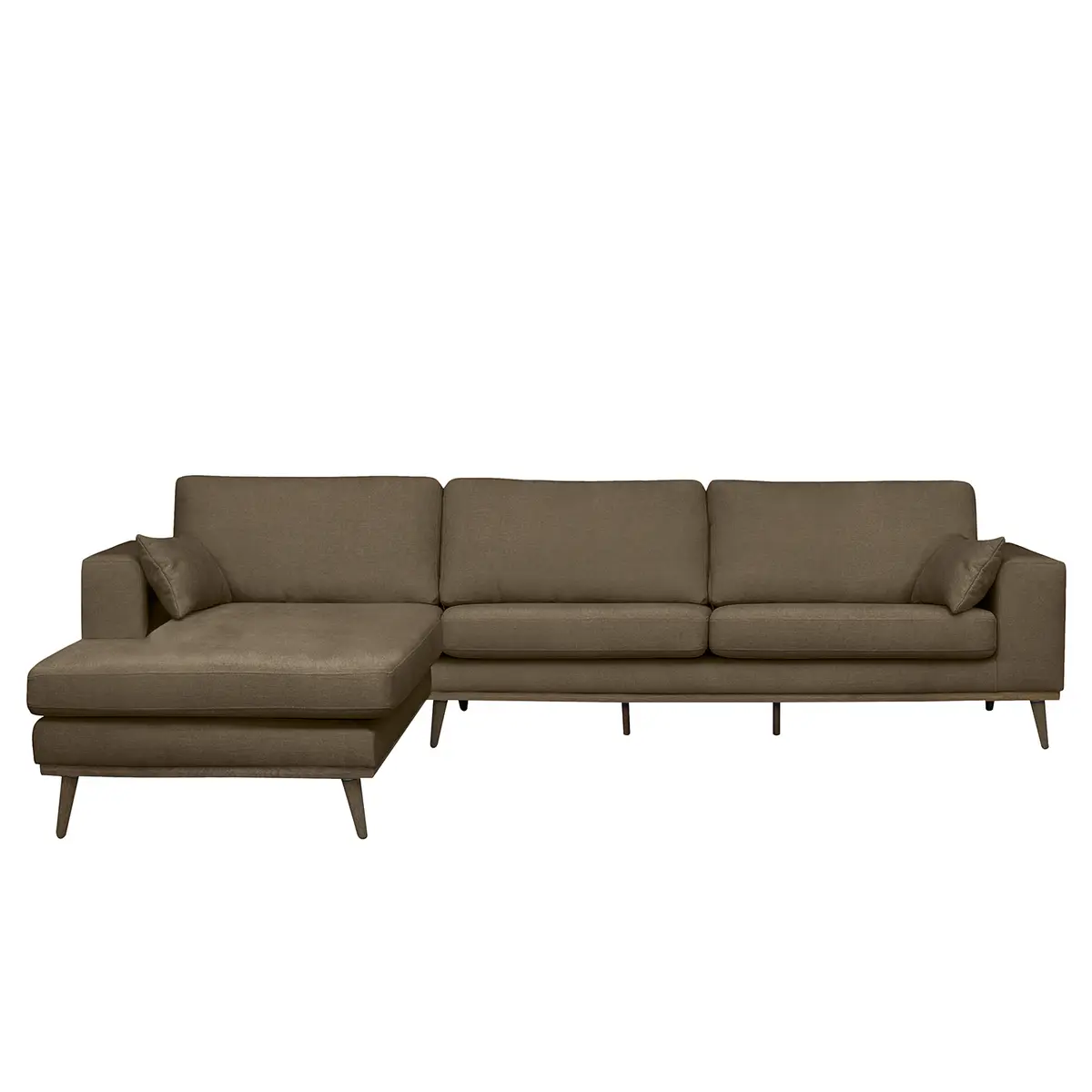 Ecksofa mit Longchair Talta | Beige