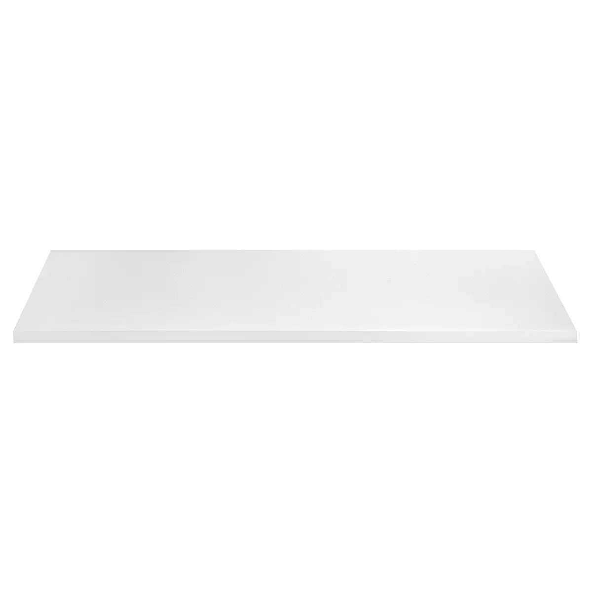 Kaltschaum-Topper 90cm Microfaser Weiß | Weiß