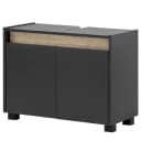 Waschbeckenunterschrank Cosmo 80cm | Schwarz
