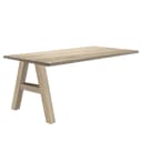 Schreibtisch-Ansatz I 120cm Braun/Eiche Sanremo Hell Dekor