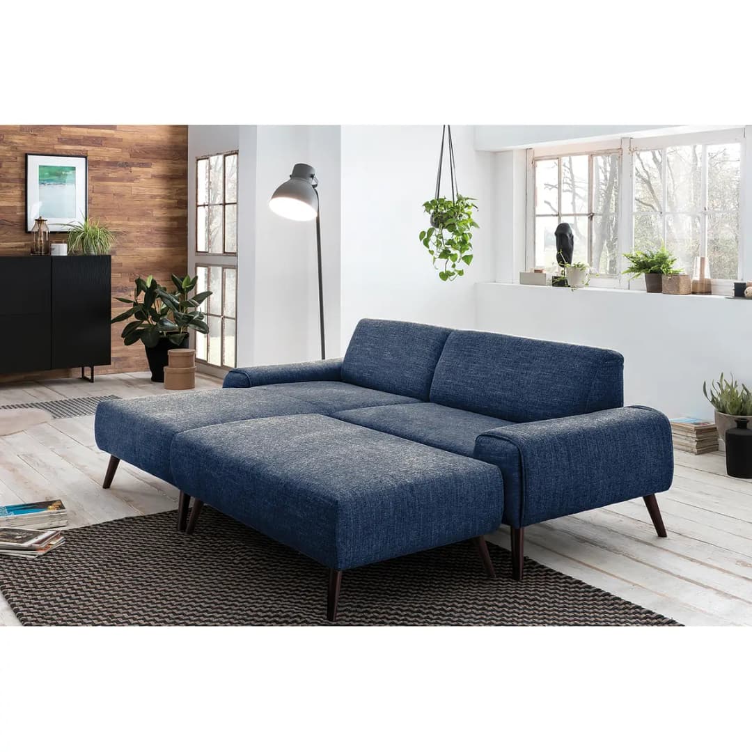 Polsterhocker Bingham | Blau
