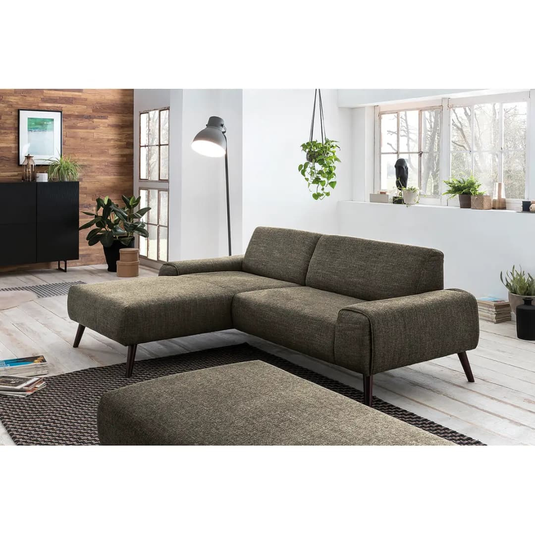 Ecksofa Bingham | Braun