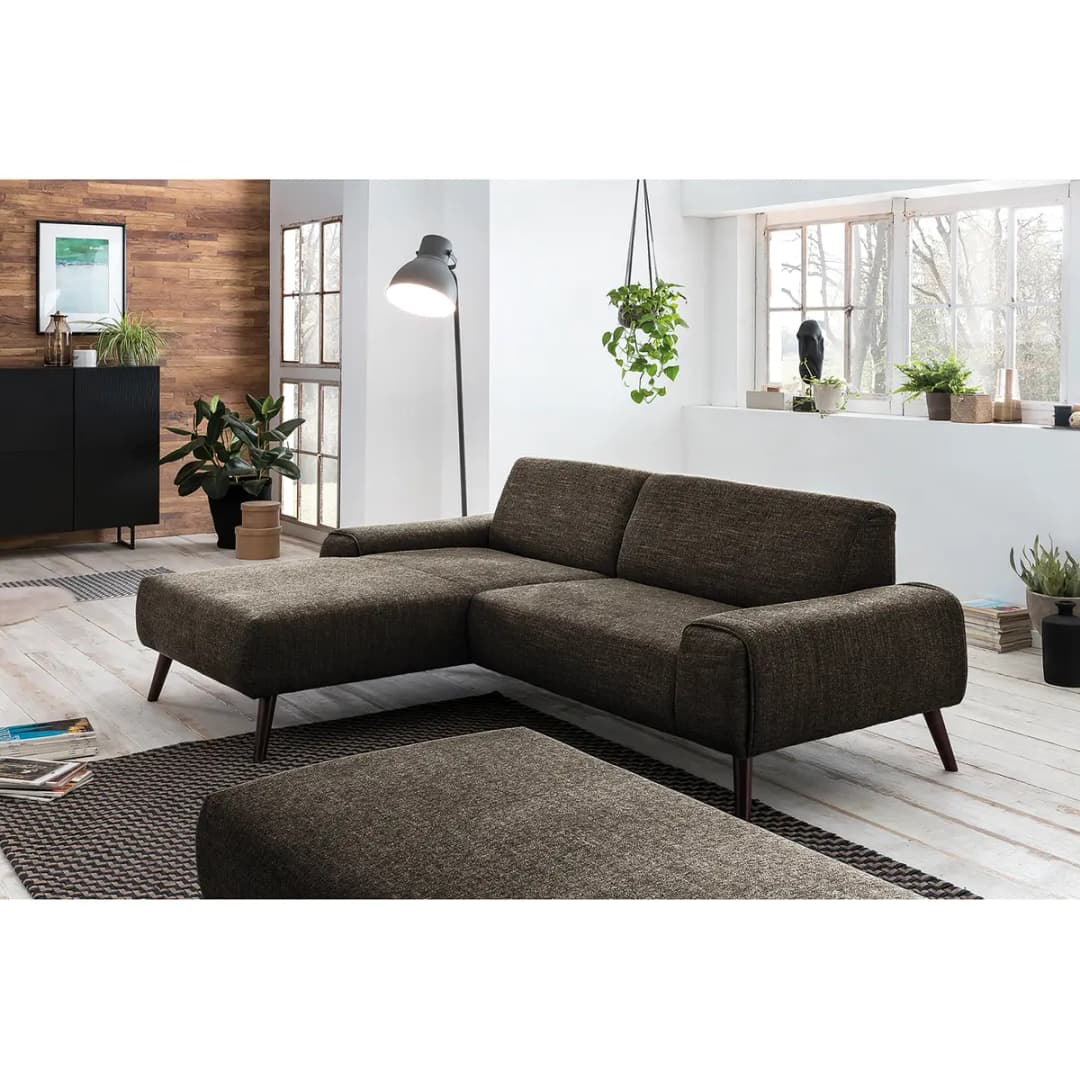 Ecksofa Bingham | Braun