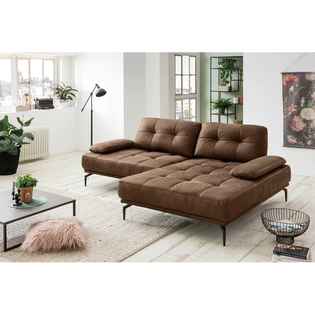 Ecksofa Linville | Braun