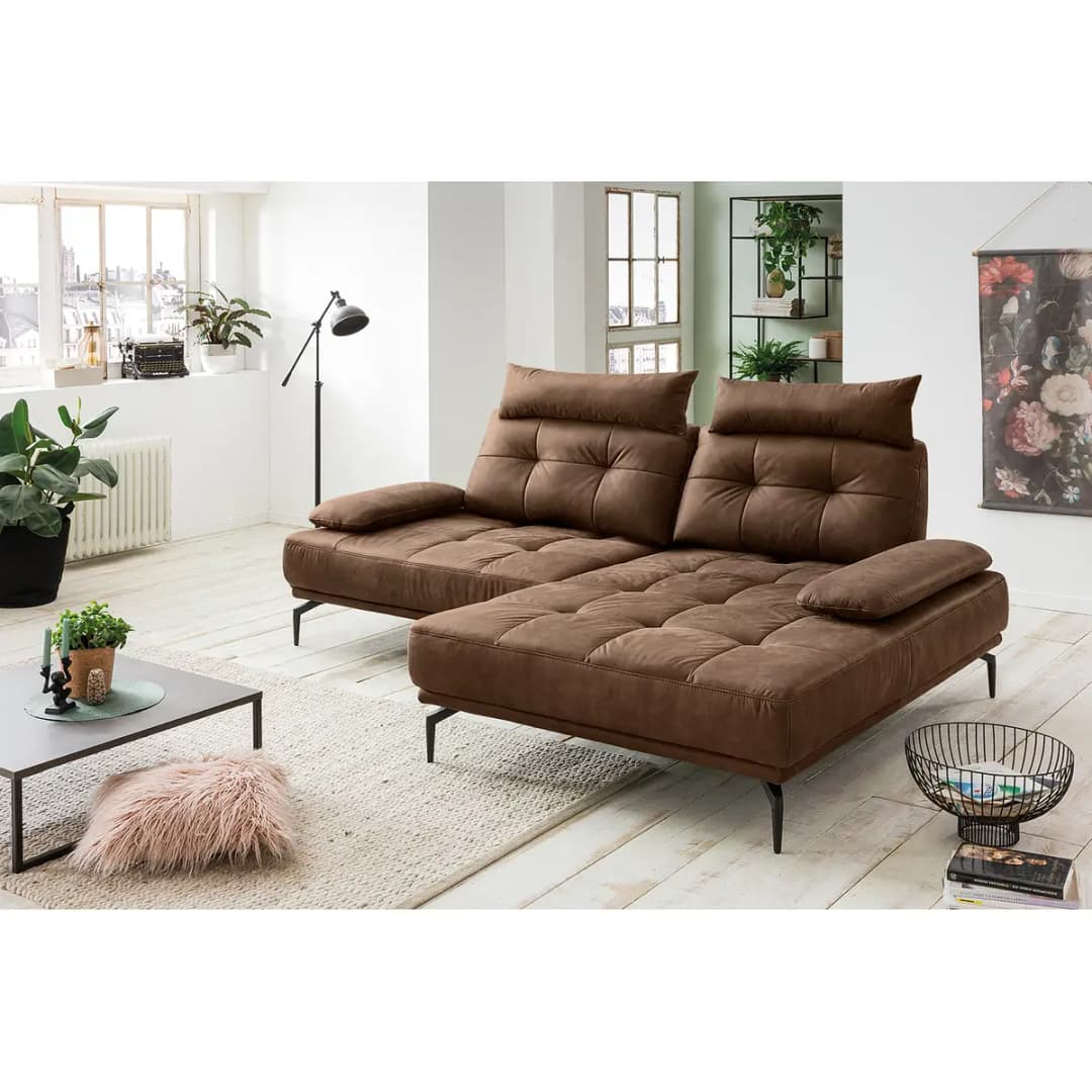 Ecksofa Linville | Braun