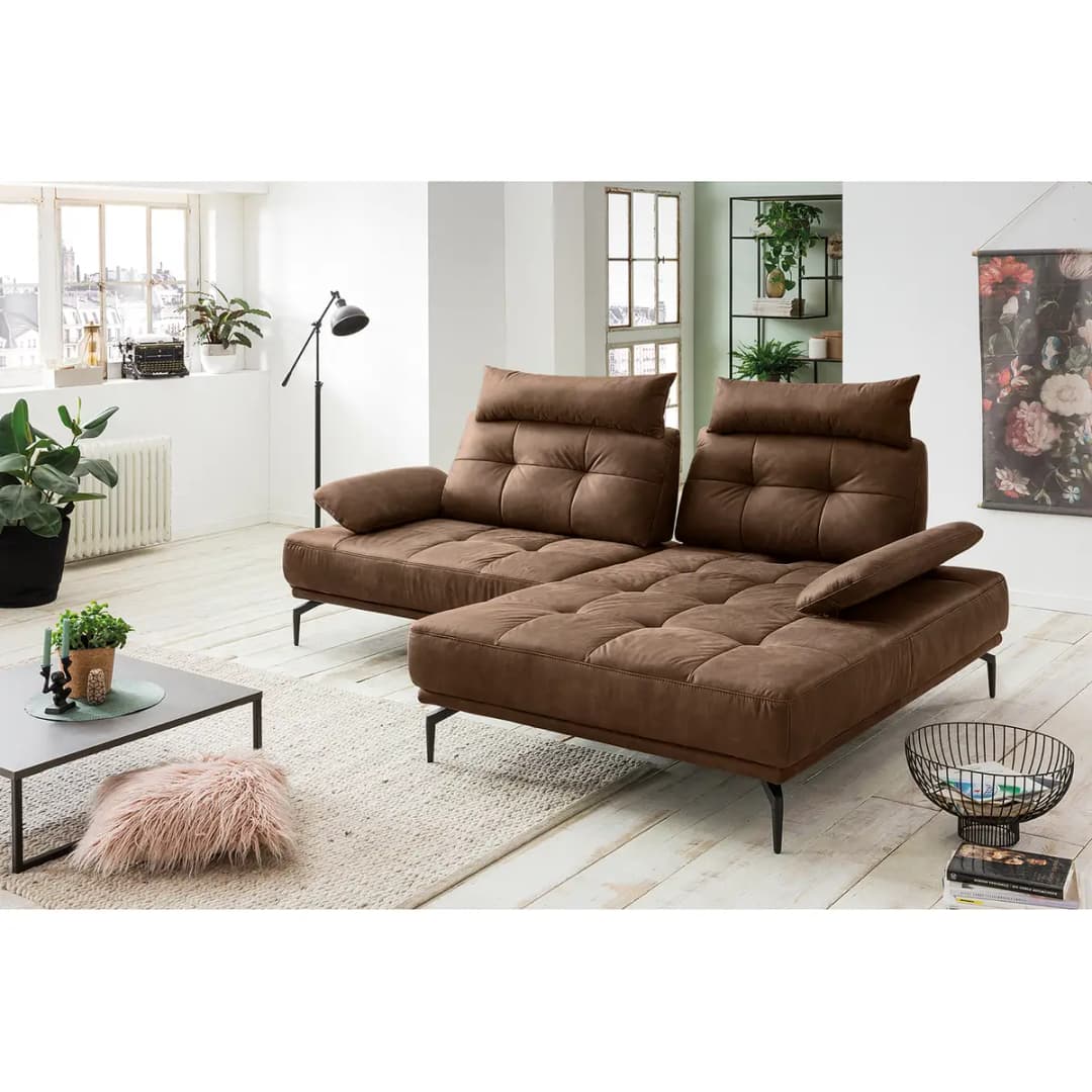 Ecksofa Linville | Braun