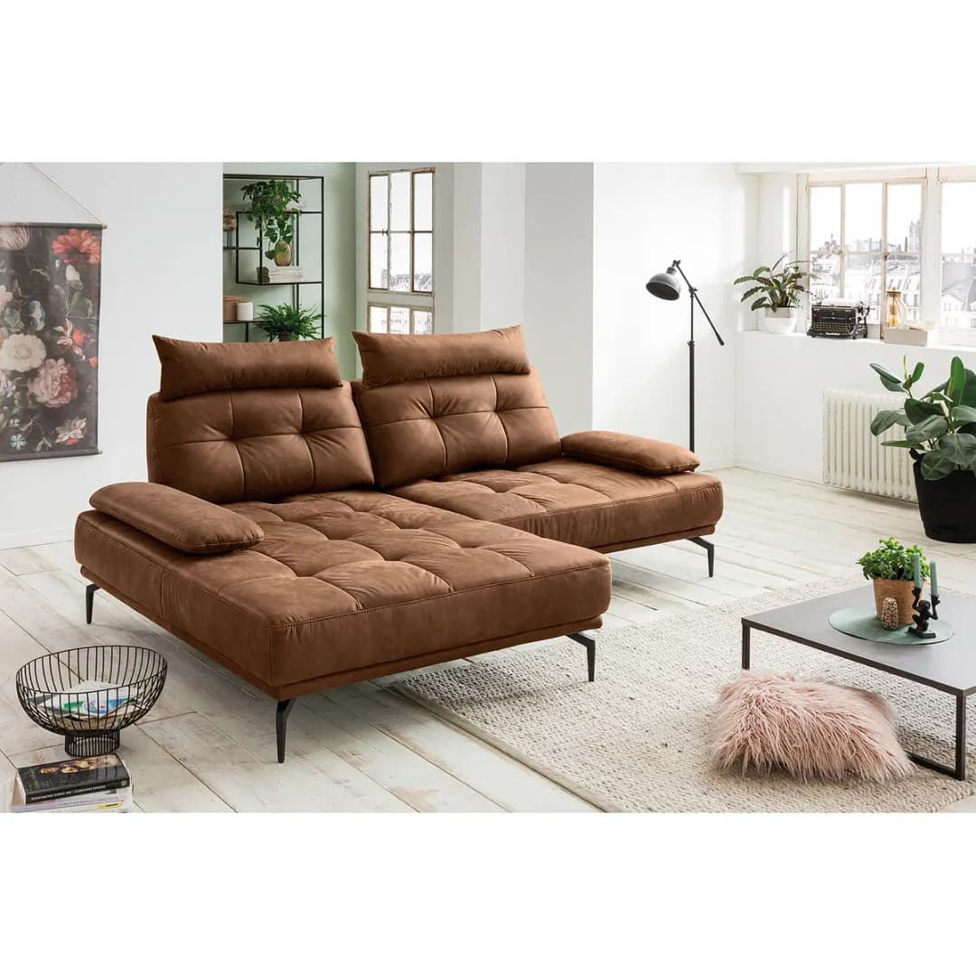 Ecksofa Linville | Braun