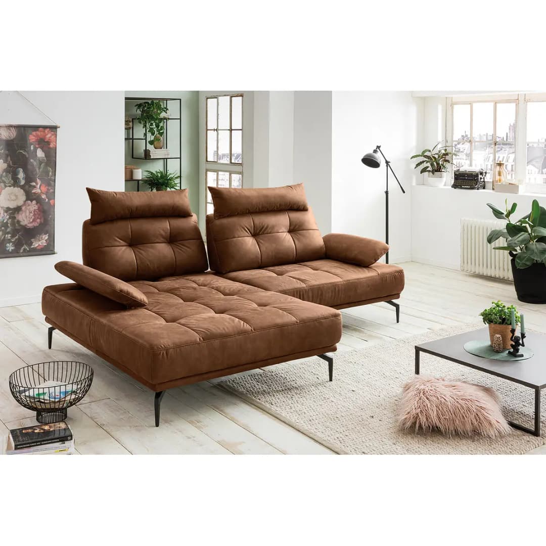 Ecksofa Linville | Braun