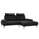 Ecksofa Linville | Schwarz