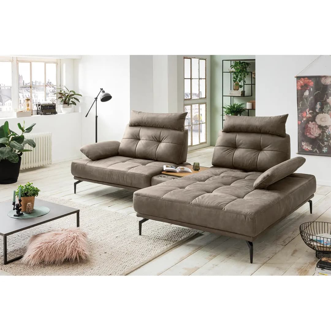 Ecksofa Linville | Braun