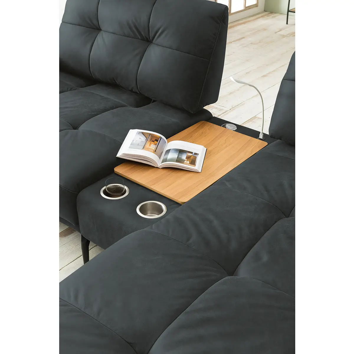 Ecksofa Linville | Blau