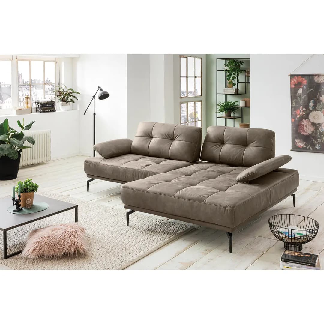 Ecksofa Linville | Braun