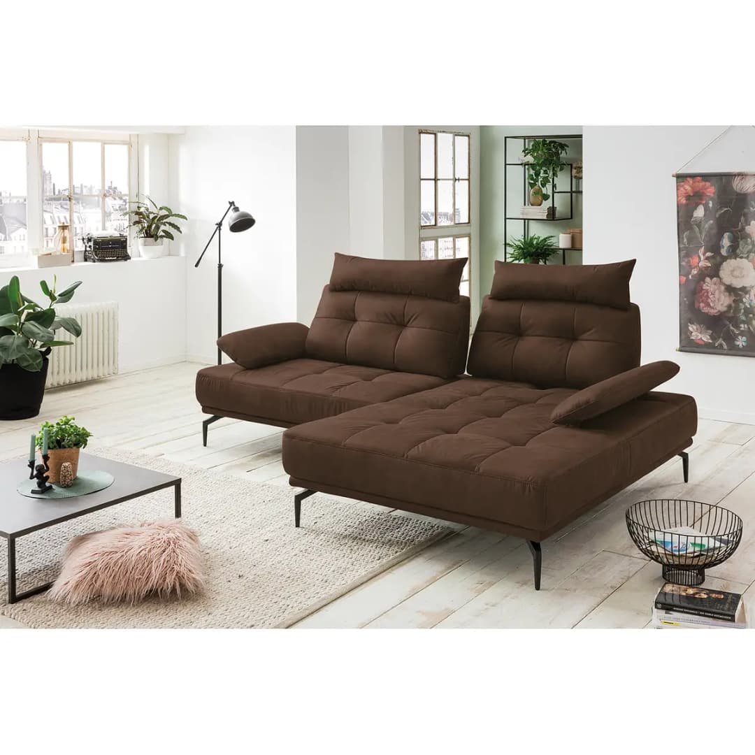 Ecksofa Linville | Braun
