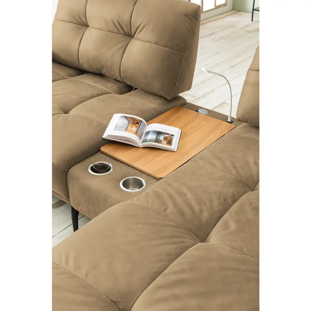 Ecksofa Linville | Braun