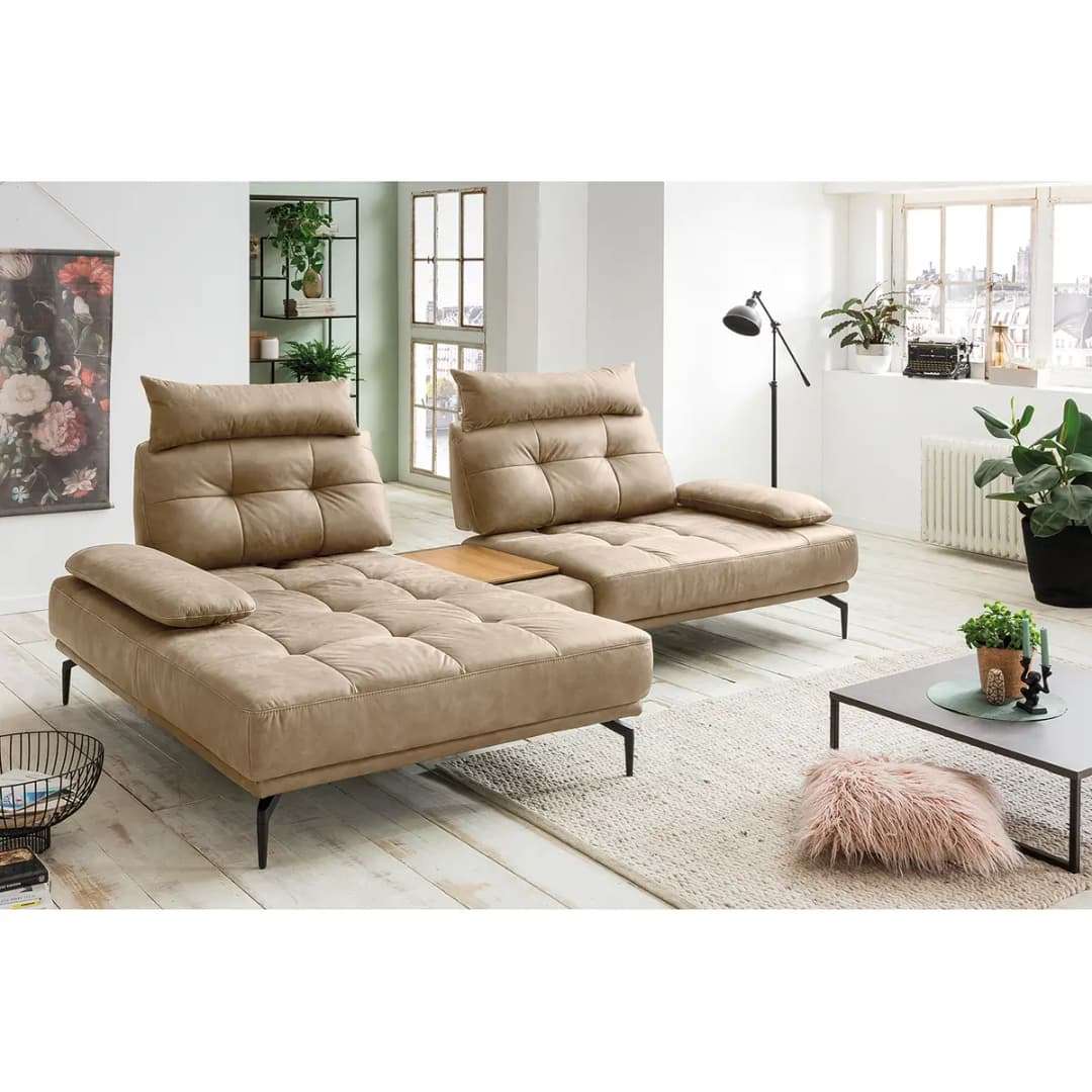 Ecksofa Linville | Braun