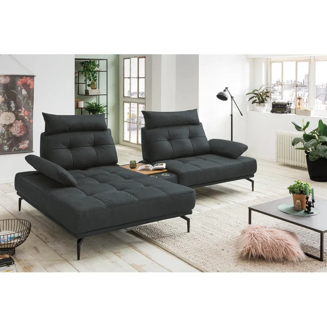 Ecksofa Linville | Blau