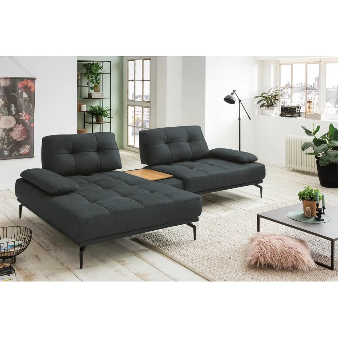 Ecksofa Linville | Blau
